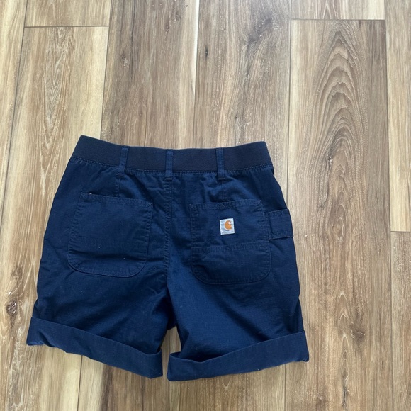 Carhartt womens Navy Blue Shorts size 4 original fit - Picture 5 of 5